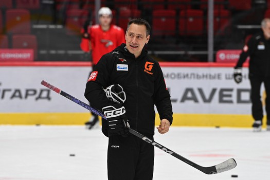 Тренировка «Авангарда» в Омске