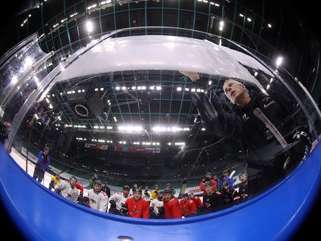 Тренировка «Авангарда» перед стартом турнира в Санкт-Петербурге