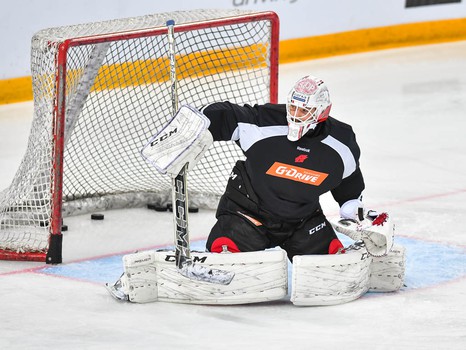 Раскатка "Авангарда" перед матчем с "Югрой"