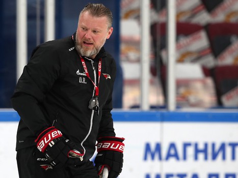 Тренировка «Авангарда» перед вторым матчем серии в Магнитогорске