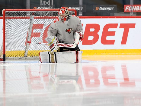 Раскатка «Авангарда» перед матчем со «Спартаком»