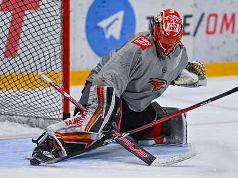 Тренировка «Авангарда» перед турниром Пучкова