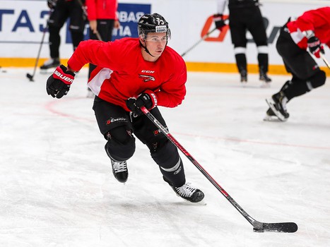 Раскатка «Авангарда» перед матчем с «Салаватом Юлаевым»