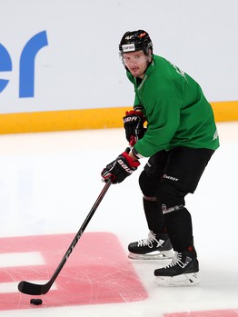 Раскатка «Авангарда» перед матчем с «Сибирью»