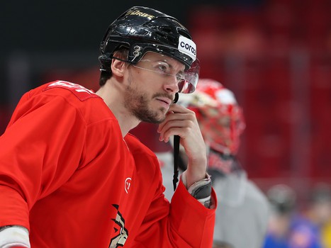 Тренировка «Авангарда» во время паузы в чемпионате