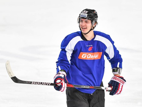 Раскатка "Авангарда" перед матчем с "Сибирью"