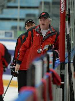 Раскатка "Авангарда" перед матчем с ЦСКА 22.11.13