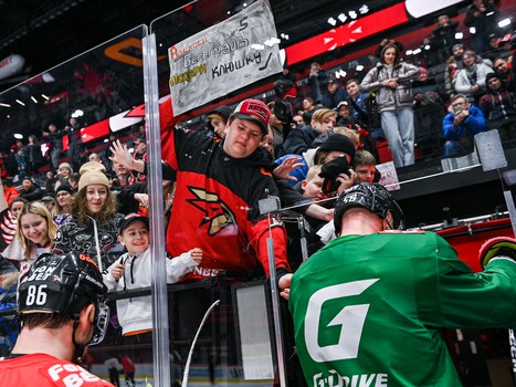 Открытая тренировка «Авангарда» перед вторым раундом плей-офф