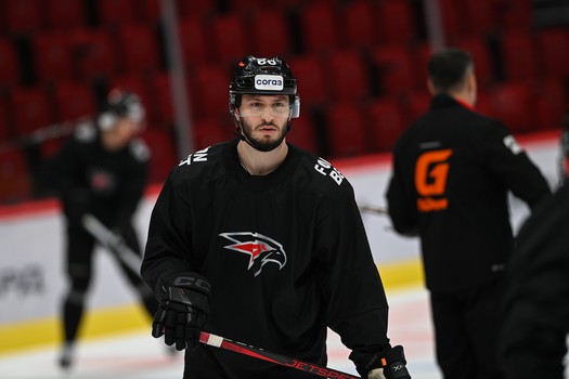 Раскатка «Авангарда» перед матчем с ХК «Сочи»