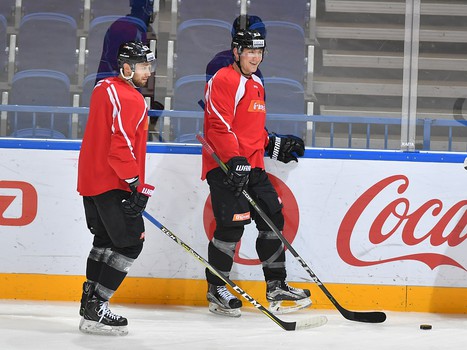 Тренировка "Авангарда" перед стартом турнира в Ярославле