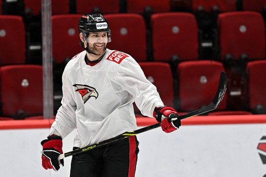 Раскатка «Авангарда» перед матчем с «Локомотивом»