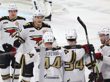 Раскатка «Авангарда» перед выездным матчем с московским «Динамо»