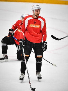 Раскатка "Авангарда" перед выездным матчем с "Барысом"