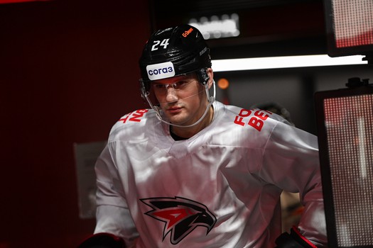 Раскатка «Авангарда» перед матчем с «Нефтехимиком»