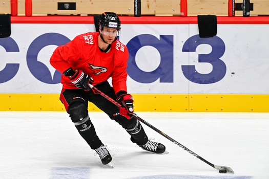 Тренировка «Авангарда» перед матчем с «Витязем»