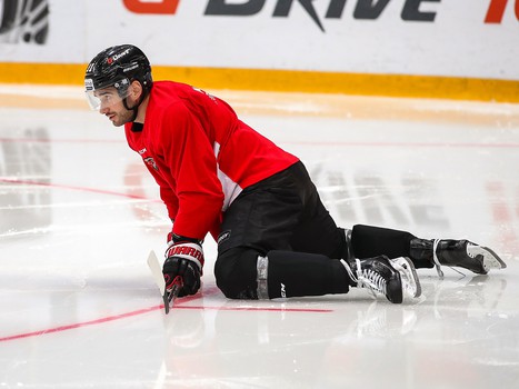 Открытая тренировка «Авангарда» для СМИ