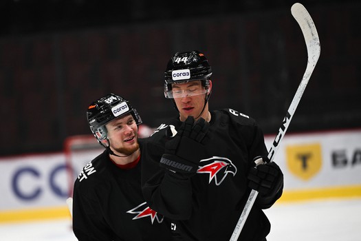 Раскатка «Авангарда» перед матчем с «Торпедо»