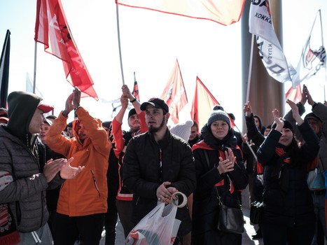 Выезд омских болельщиков в Астану на пятый матч серии «Барыс» - «Авангард»