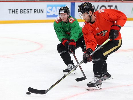 Раскатка «Авангарда» перед матчем с ХК «Сочи»