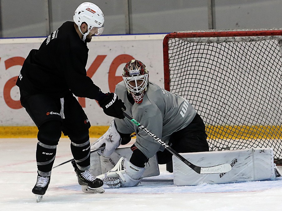 Раскатка «Авангарда» в Уфе перед шестым матчем серии с «Салаватом Юлаевым»