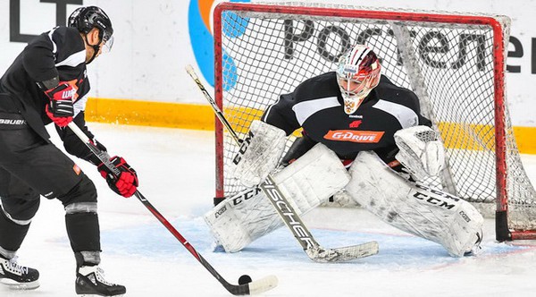 "Авангард" провел раскатку перед матчем с "Йокеритом" (ФОТО)