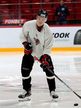 Раскатка «Авангарда» перед матчем с «Автомобилистом»