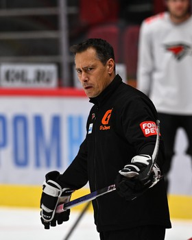 Тренировка «Авангарда» перед матчем с «Адмиралом»