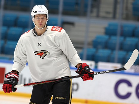 Тренировка «Авангарда» перед матчем в Нур-Султане