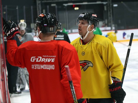 Открытая тренировка «Авангарда» для прессы и болельщиков