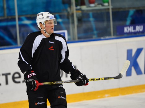 Тренировка "Авангарда" в Ханты-Мансийске