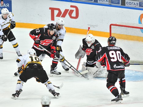 21.02.2018. Серия товарищеских матчей. "Авангард" - "Северсталь" 0:2