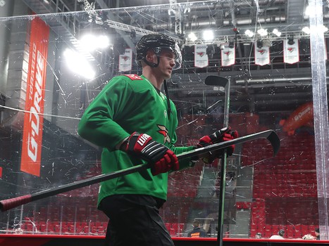 Первая тренировка Виктора Сведберга в «Авангарде»