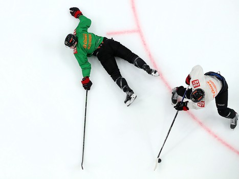 Раскатка «Авангарда» перед матчем с рижским «Динамо»