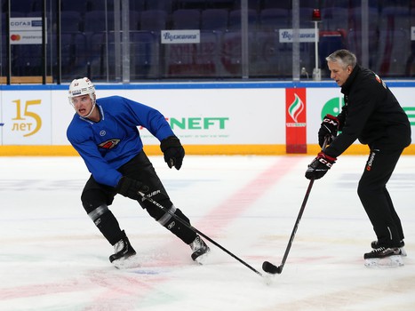 Раскатка «Авангарда» перед выездным матчем с «Ак Барсом»