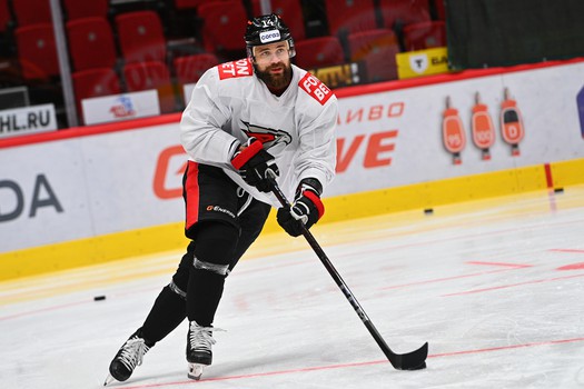 Раскатка «Авангарда» перед матчем против СКА