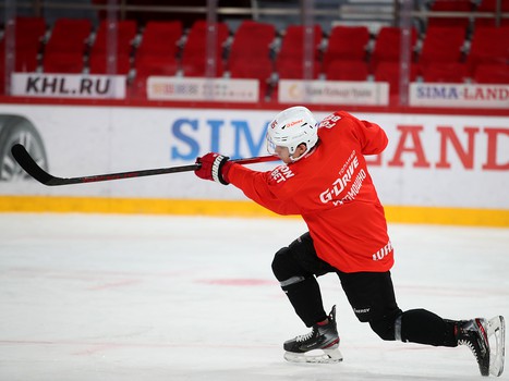 Раскатка «Авангарда» перед выездным матчем с «Автомобилистом»