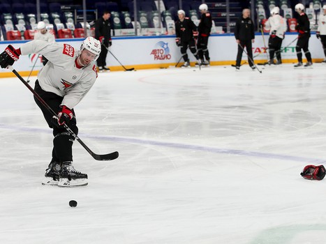 Раскатка «Авангарда» перед выездным матчем с «Ак Барсом»