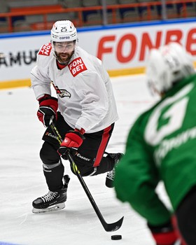 Тренировка «Авангарда» в Хабаровске