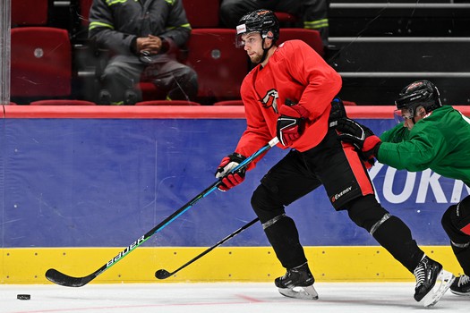 Тренировка «Авангарда» в Омске