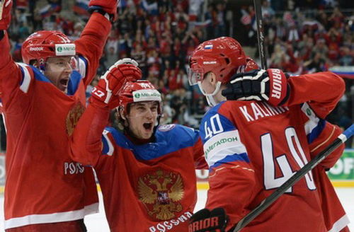 Сергей Калинин – гол и передача в первом же матче на чемпионате мира!