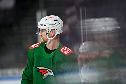 Раскатка «Авангарда» перед четвёртым матчем серии с «Металлургом» в Магнитогорске