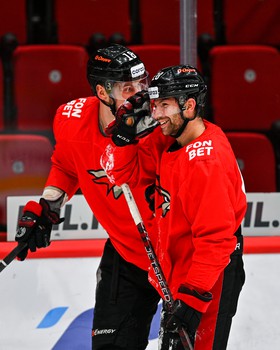 Тренировка «Авангарда» перед матчем с «Адмиралом»