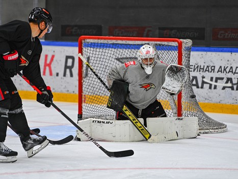 Тренировка «Авангарда» перед турниром Пучкова