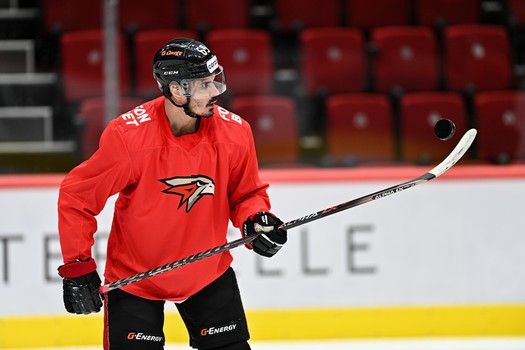 Раскатка «Авангарда» перед первым матчем серии с «Металлургом»