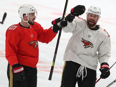 Открытая тренировка «Авангарда» перед вторым раундом плей-офф