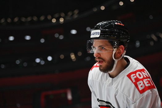 Тренировка «Авангарда» перед матчем с «Трактором»