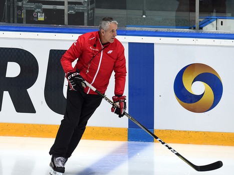 Раскатка "Авангарда" перед матчем с "Нефтехимиком"