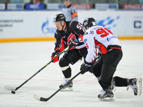 Тренировочный матч "Авангарда" с "Омскими Ястребами"