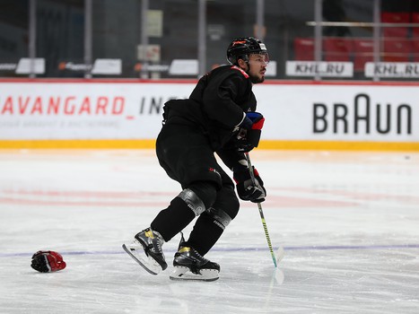 Раскатка «Авангарда» перед матчем с «Салаватом Юлаевым»