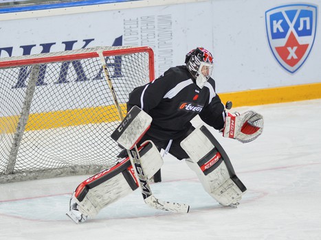 Тренировка "Авангарда" перед матчем с "Югрой"